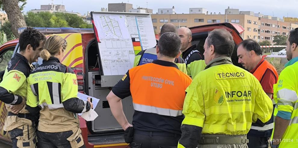 Image 1 of article Aragón ha desplazado más de 200 personas para trabajar en el operativo de Catarroja
