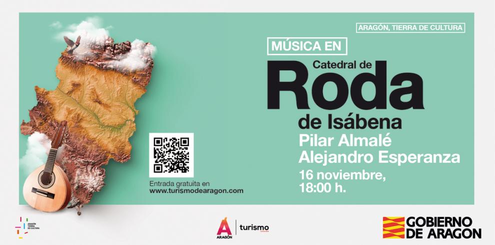 Imagen del artículo La Catedral de Roda de Isábena acogerá este sábado el concierto de Pilar Almalé y Alejandro Esperanza