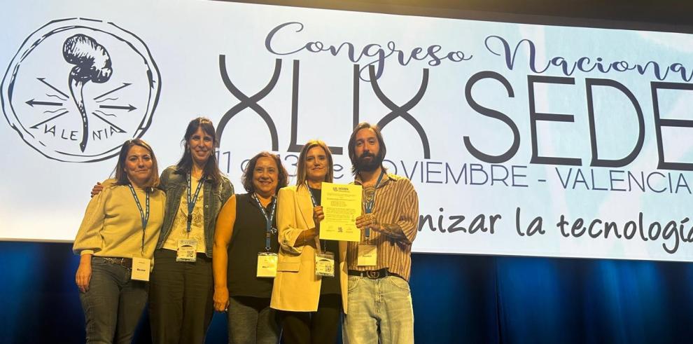 Equipo premiado en congreso de la Sociedad Española de Enfermería Nefrológica, esta semana en Valencia