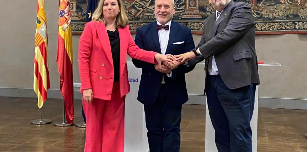 Firma del convenio para la incorporación de Talento Docente e Investigador en la Universidad de Zaragoza