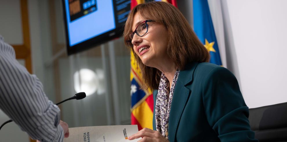 María Antoñanzas, durante la rueda de prensa de presentación de los datos de 2024 del IAM.