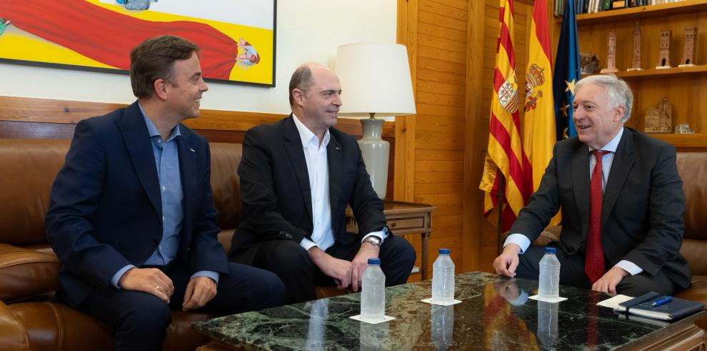 Octavio López junto a Celestino Silva y Moisés Beltrán.