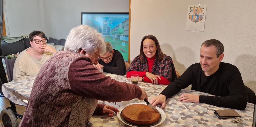 Éste es uno de los pisos de vida independiente para personas con discapacidad que existen en Aragón