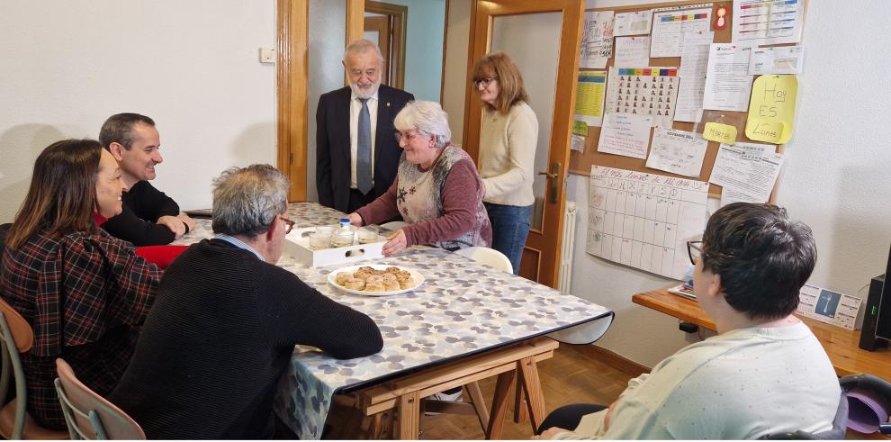 Éste es uno de los pisos de vida independiente para personas con discapacidad que existen en Aragón