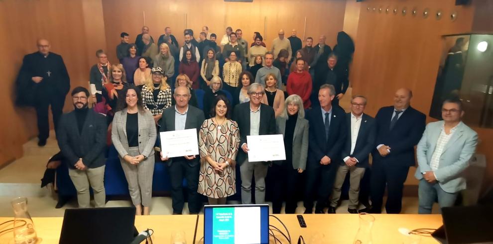 Foto de familia con los premiados