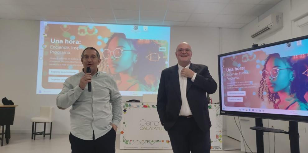 La Hora del Código se ha celebrado oficialmente, por segundo año consecutivo, en el Centro de Profesorado de Calatayud.