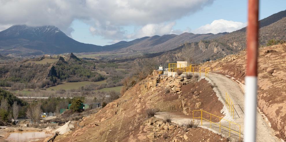 Terrenos afectados por el lindano en Sabiñánigo.