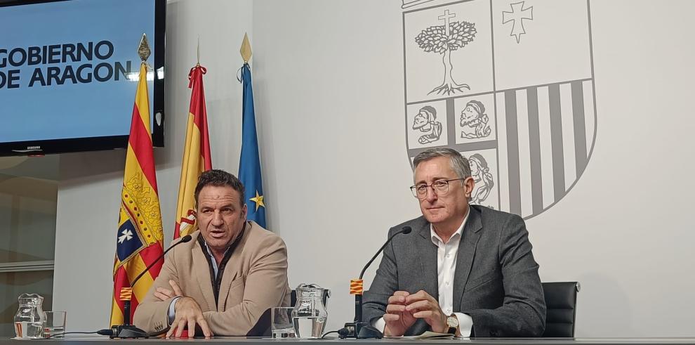 Gericó y Blasco, en la rueda de prensa de seguimiento del plan.