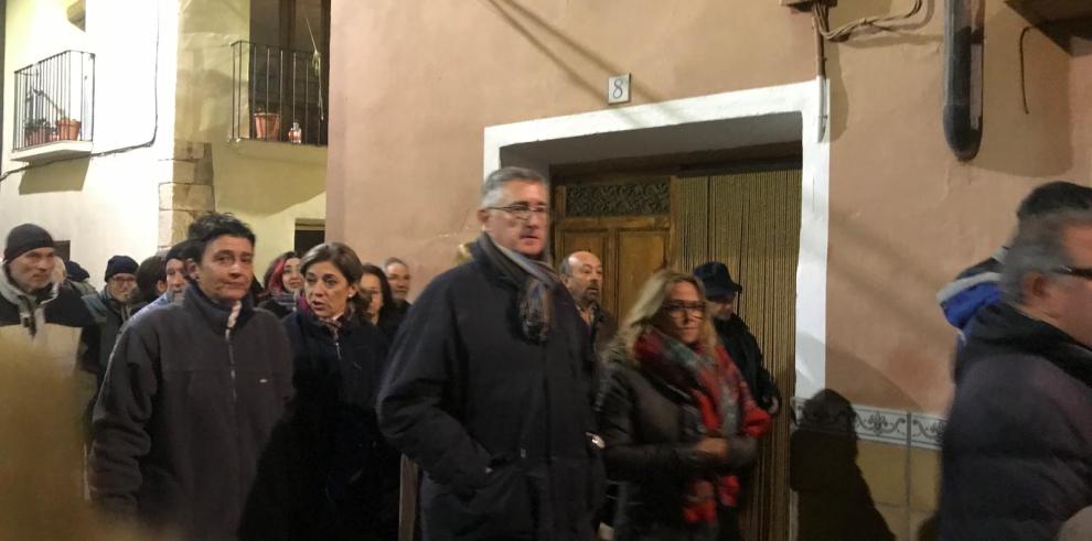 Blasco, en la Encamisada de Estercuel.