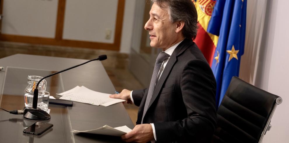 El director general de Política Económica, Javier Martínez, valora los datos de paro registrado del mes de febrero