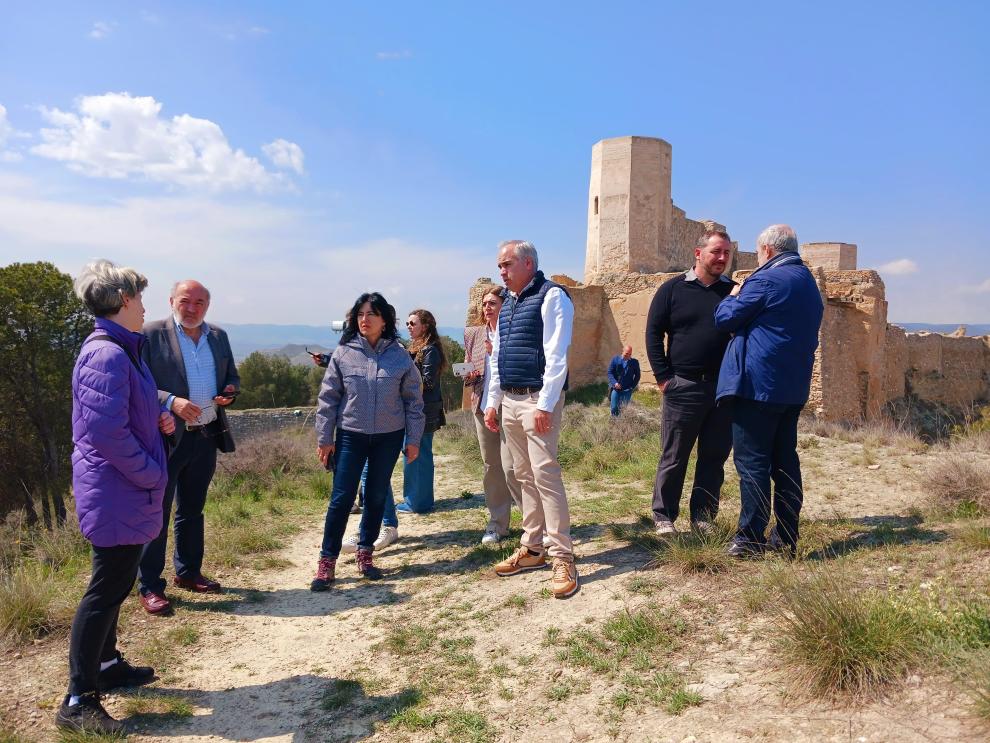 La directora general de Patrimonio Cultural, Gloria Pérez, ha visitado este jueves Calatayud.