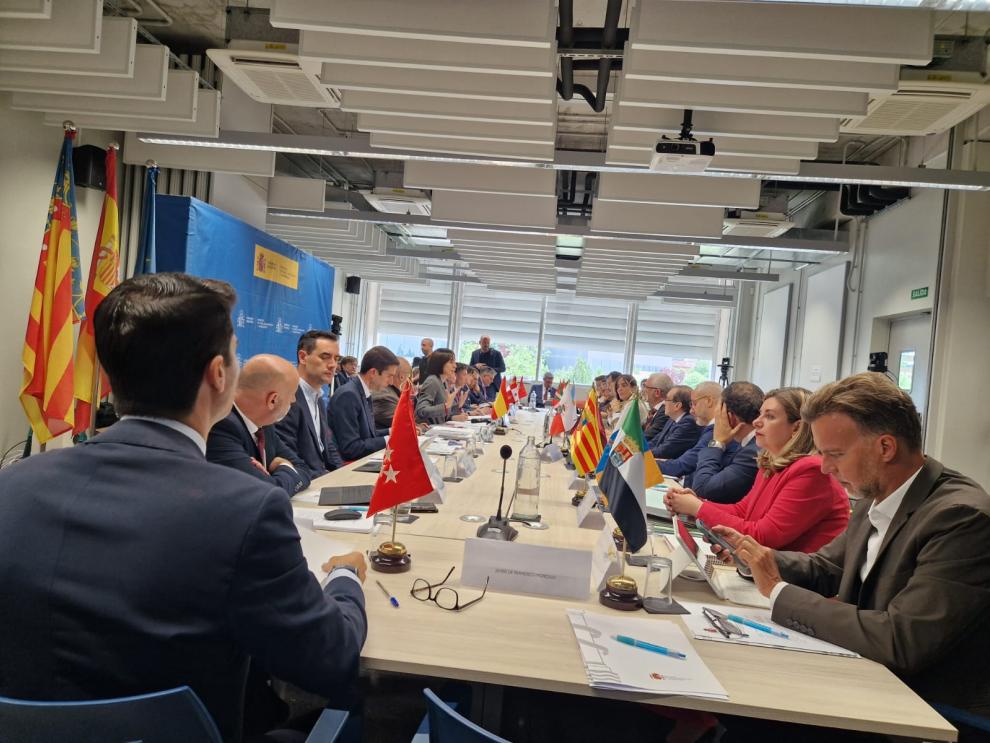 Reunión de la Conferencia de Política Universitaria celebrada esta tarde en Paterna, Valencia