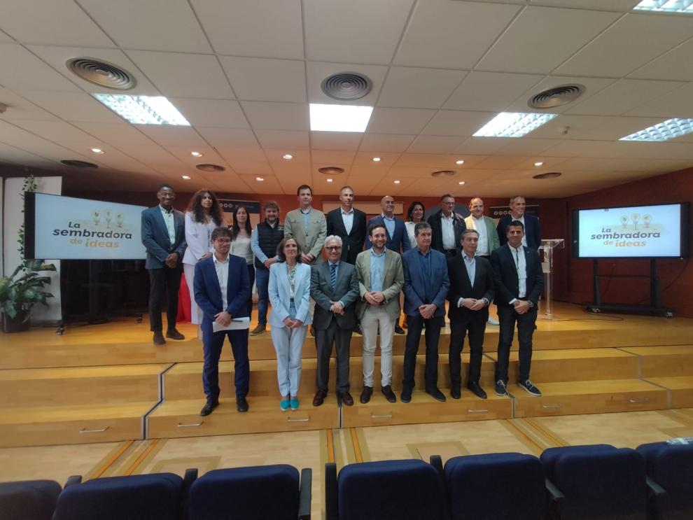 Clausura de la jornada de `sembradora de ideas del sector porcino´, en Monzón (Huesca)