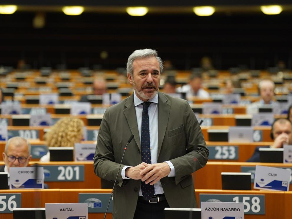 El presidente Azcón, en el pleno del Comité de las Regiones del 15 de mayo de 2025.