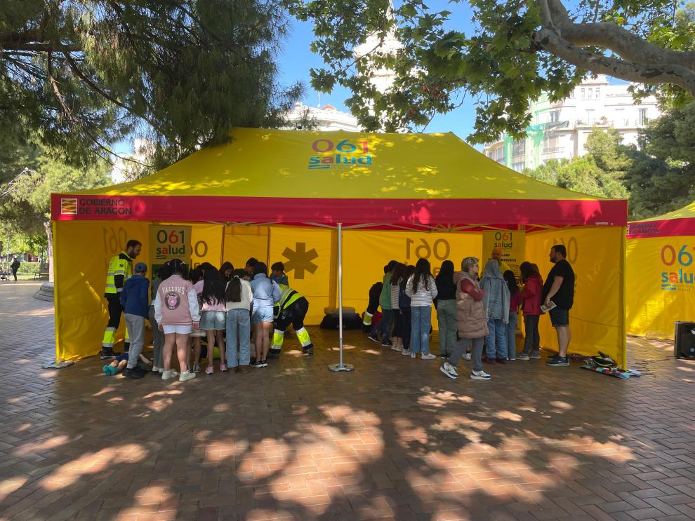 Imagen del artículo El 061 realiza un taller de primeros auxilios en Tarazona