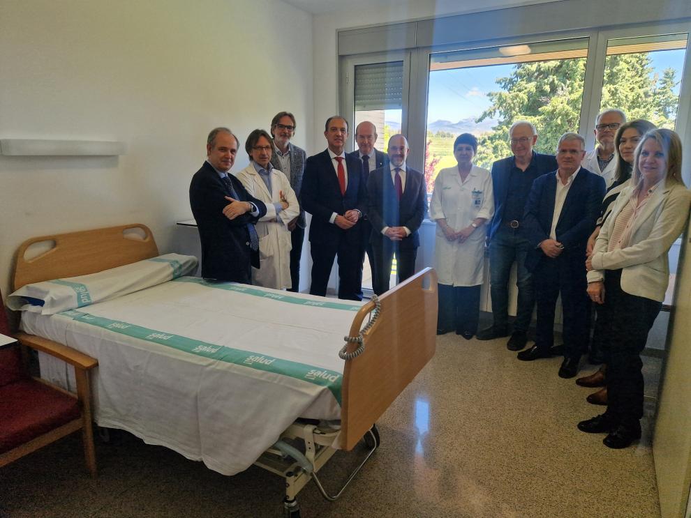 Visita a la nueva unidad para pacientes subagudos de Psicogeriatría en el Centro de Rehabilitación Psicosocial Santo Cristo de los Milagros de Huesca.