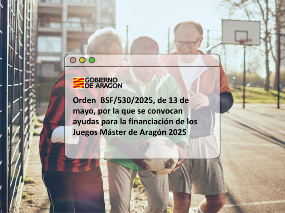 Imagen del artículo Publicada la convocatoria de ayudas para la financiación de los Juegos Máster de Aragón 2025