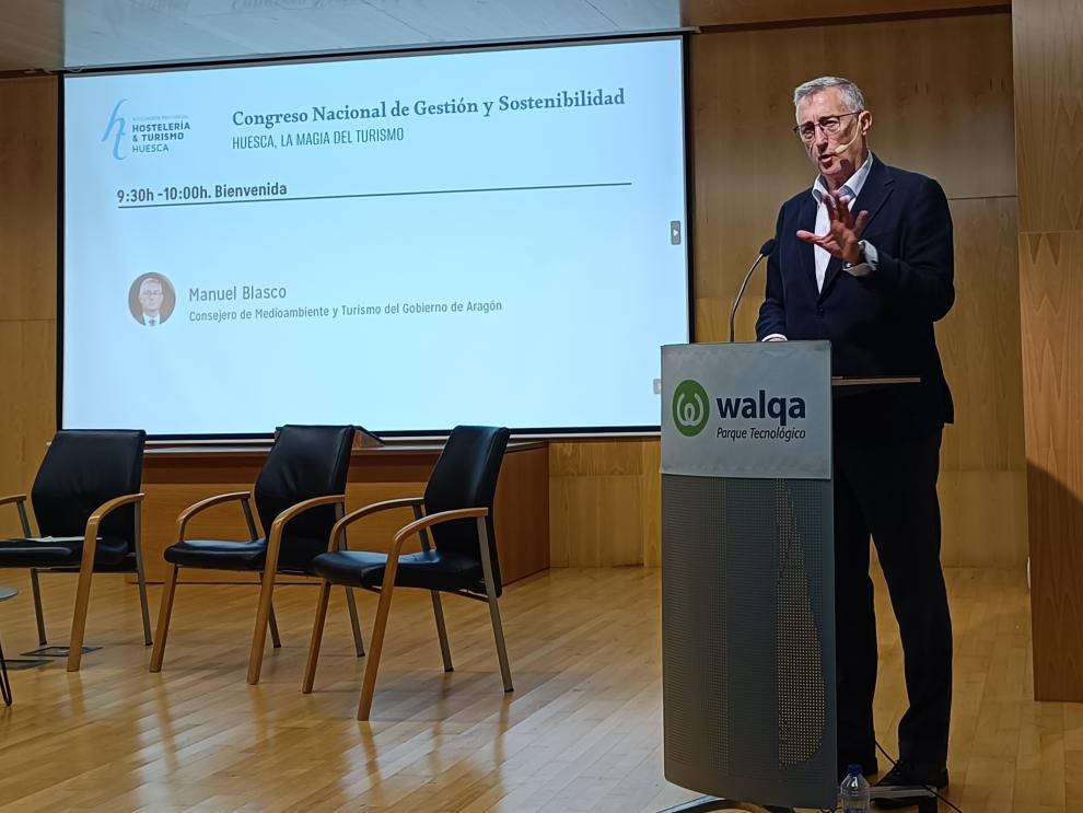 Blasco, en la inauguración del congreso.