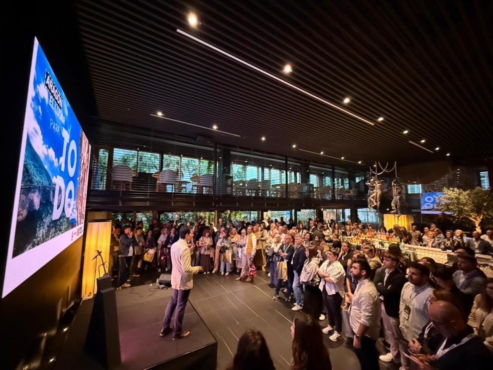 Un momento del evento que tuvo lugar el miércoles por la noche en Vigo.