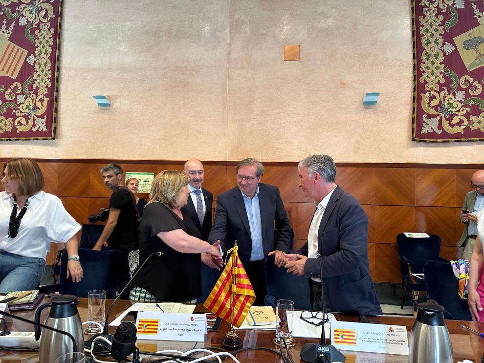 La consejera ha participado esta tarde en el Consejo Territorial de Memoria Democrática.