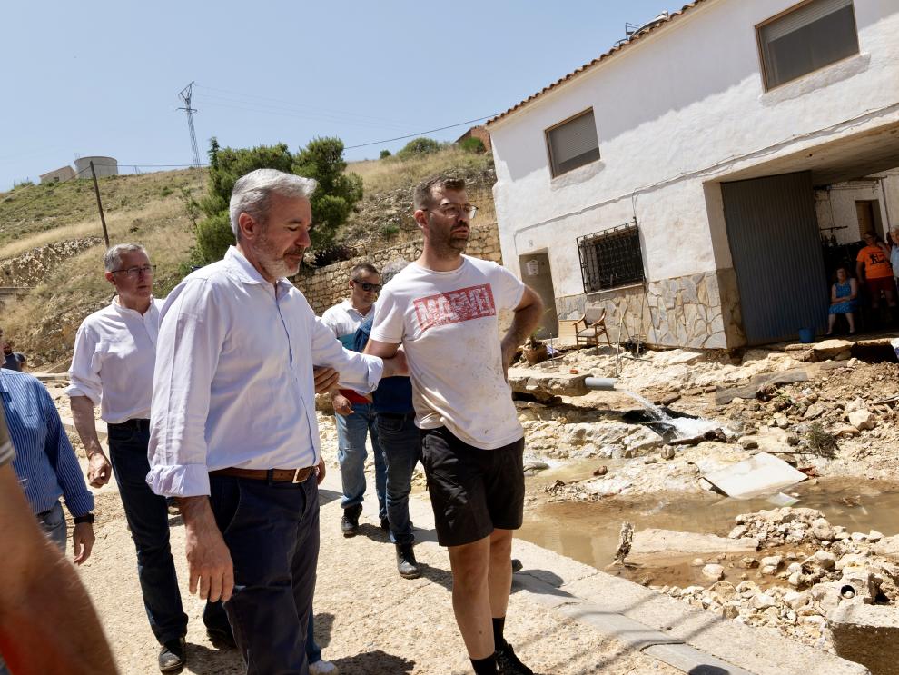 Imagen del artículo El Gobierno de Aragón aprobará el viernes un decreto con ayudas para los ayuntamientos de los pueblos afectados por las lluvias en Zaragoza y Teruel