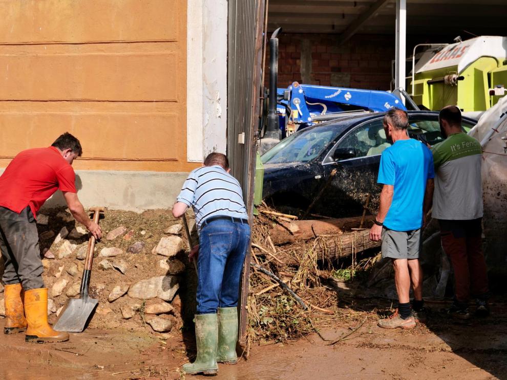 Imagen de una de las zonas afectadas por las tormentas caídas el pasado viernes.