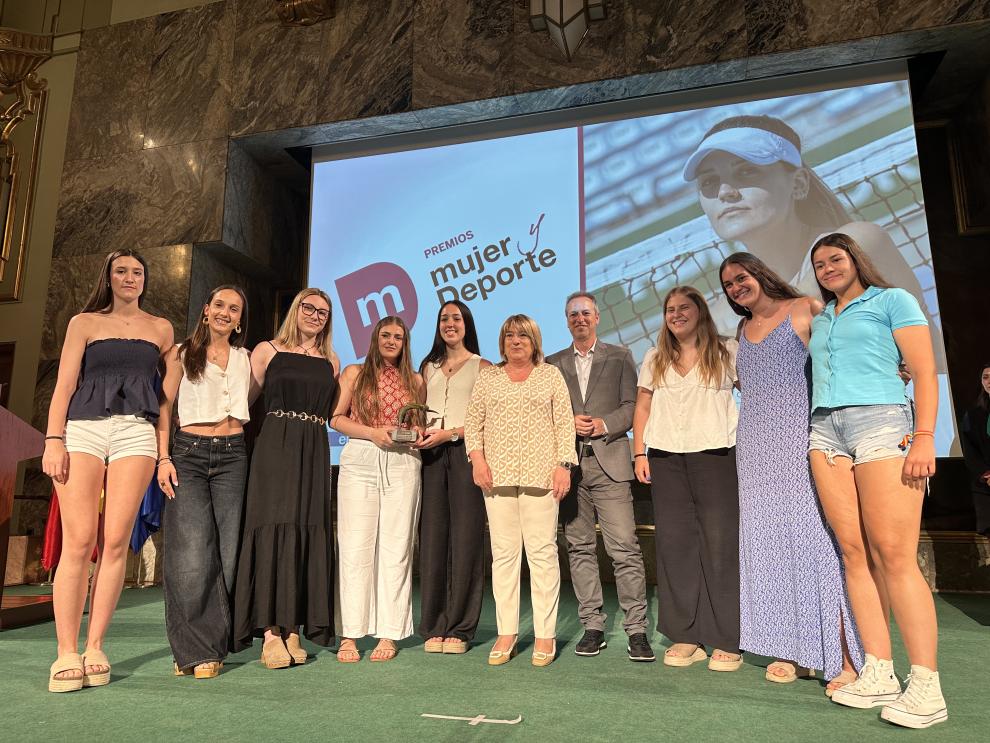 La consejera ha participado esta tarde en la entrega de los Premios Mujer y Deporte.