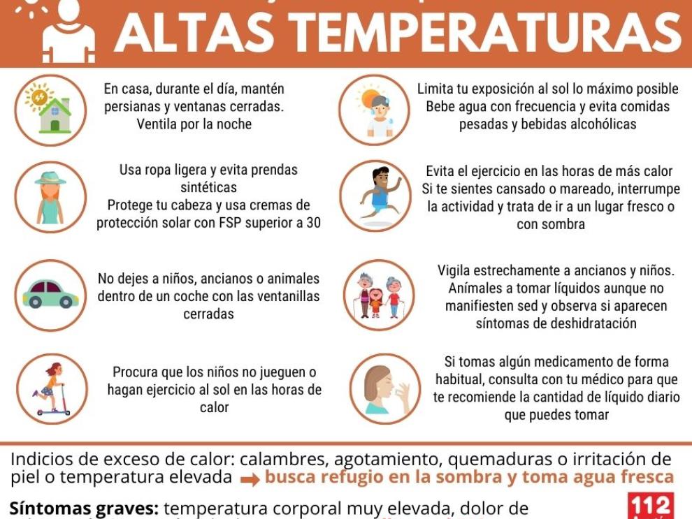 Consejos de autoprotección ante olas de calor
