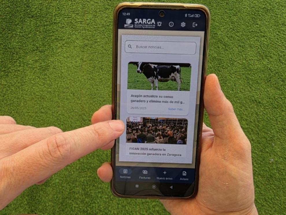 El servicio de la Sociedad Aragonesa de Gestión Agroambiental (SARGA) lanza una nueva versión mejorada de la app para la recogida de animales muertos