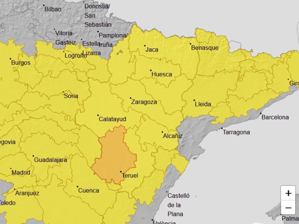 Imagen del artículo Aviso naranja por tormentas en Albarracín y Jiloca