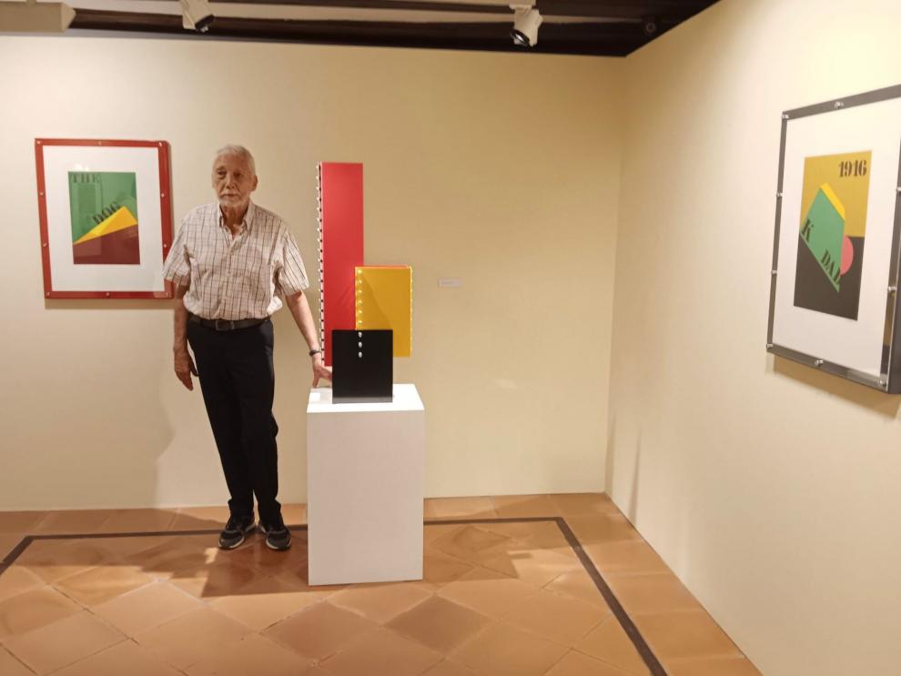 El artista Fernando Navarro expone su obra en el Museo Juan Cabré de Calaceite.