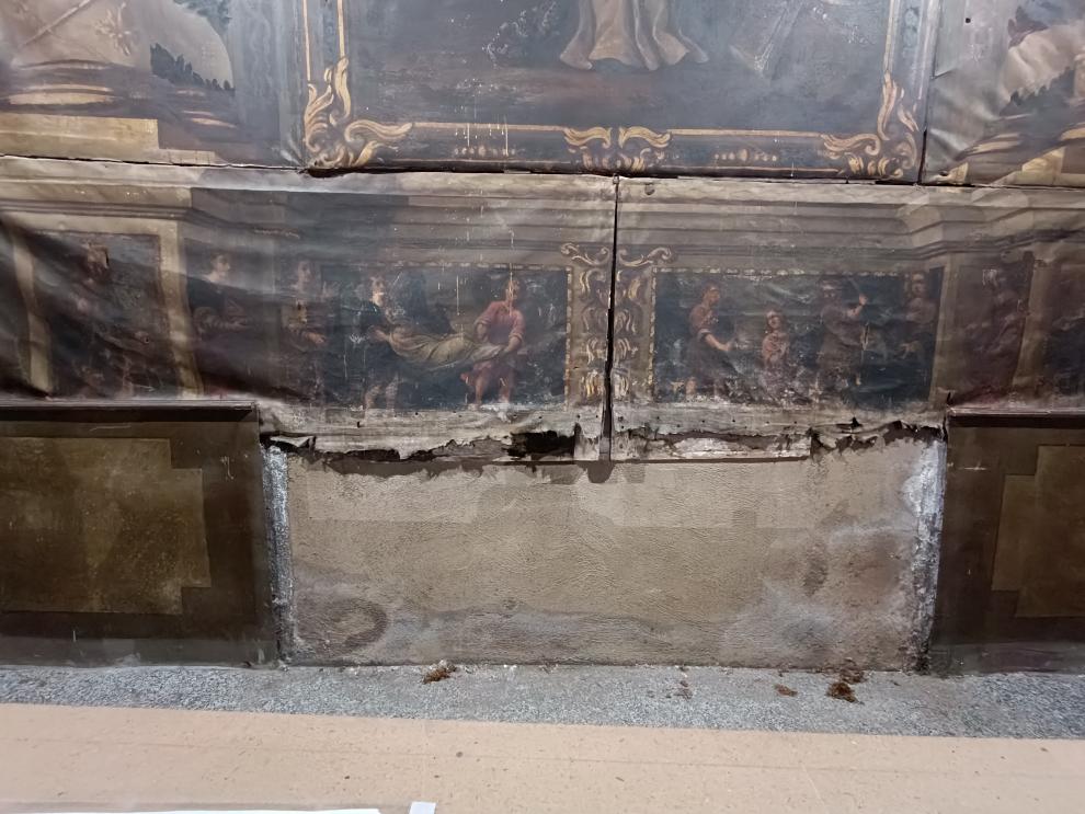 Image 1 of article El Gobierno aragonés restaurará el retablo de Santa Orosia de Illueca con 110.000 euros de inversión
