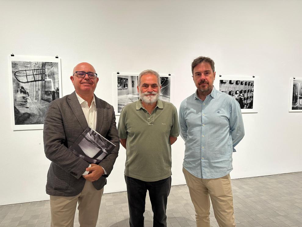 Presentación de la exposición de Antonio Uriel en el IAACC Pablo Serrano.