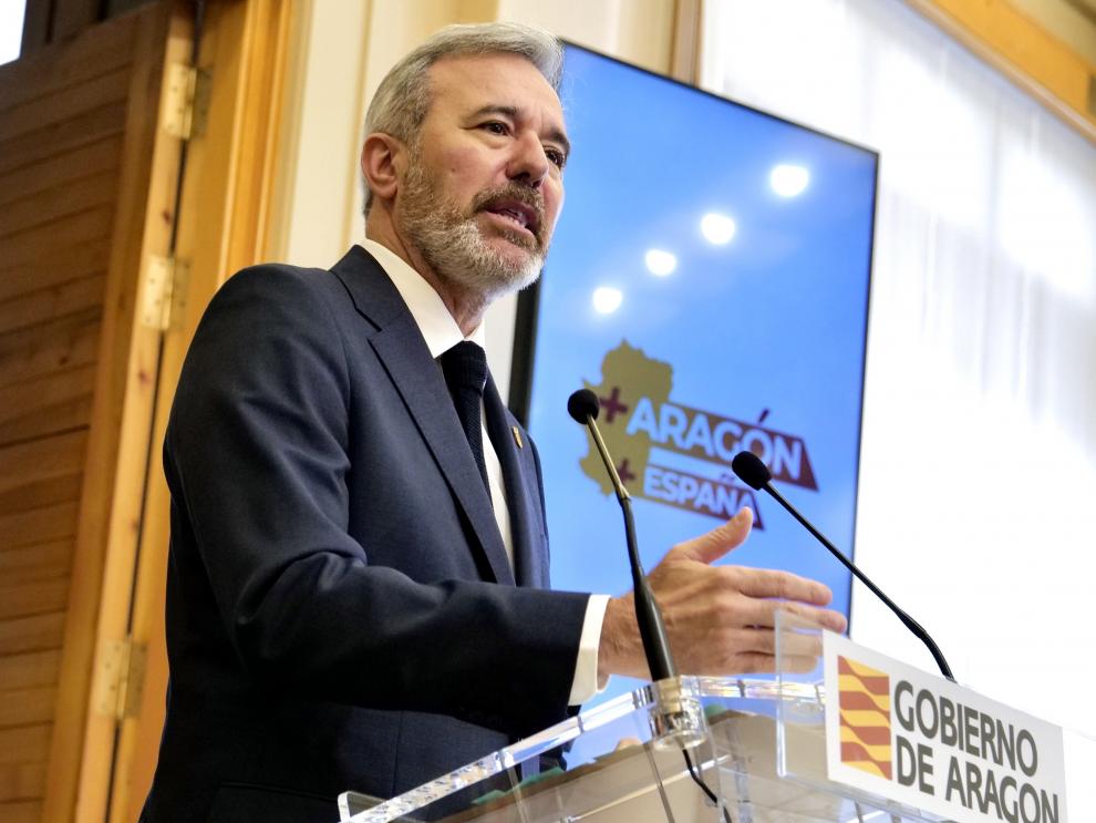 El presidente del Gobierno de Aragón hace balance del segundo año del Ejecutivo aragonés en la XI Legislatura.
