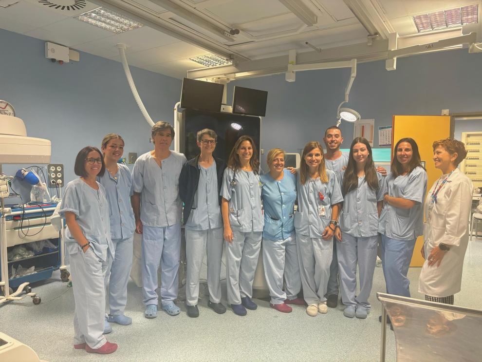 Imagen del artículo El Hospital Universitario Miguel Servet implanta una nueva tecnología para pacientes con insuficiencias cardiacas no candidatos a cirugía convencional