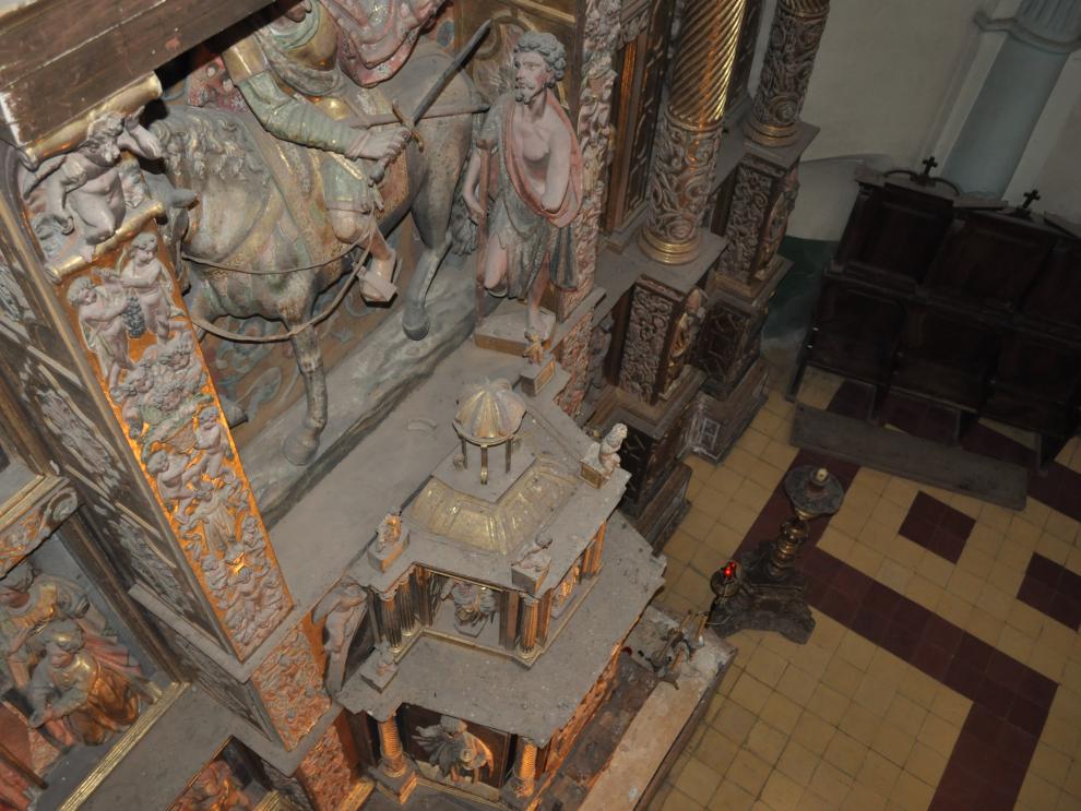 Patrimonio Cultural restaurará el retablo de la iglesia de San Martín del Río (Teruel).