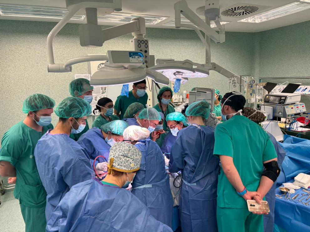 Imagen de archivo de una intervención realizada en el Hospital Universitario Miguel Servet de Zaragoza