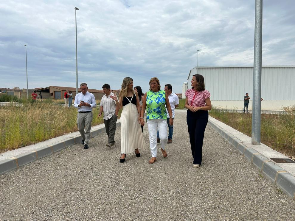 La vicepresidenta del Gobierno de Aragón ha visitado este miércoles Cella