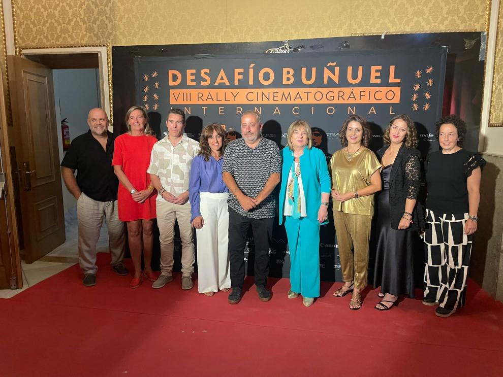 La consejera de Educación, Cultura y Deporte, Tomasa Hernández, ha participado en la gala de clausura del rally cinematográfico.