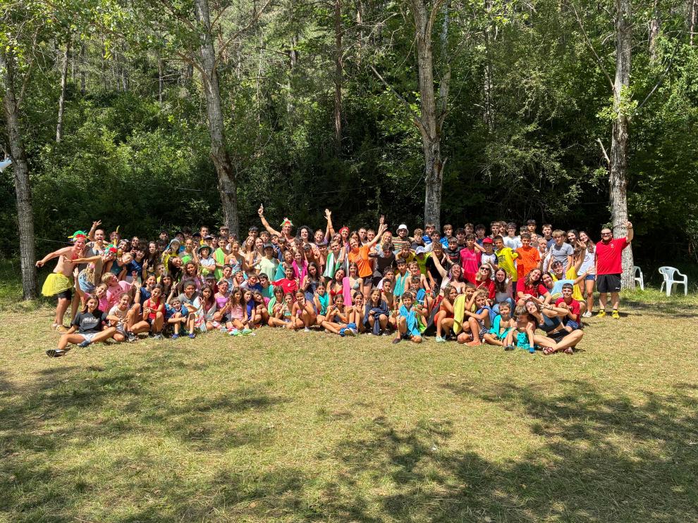 Éstas son imágenes de uno de los campamentos que ha tenido lugar este verano, en Orihuela
