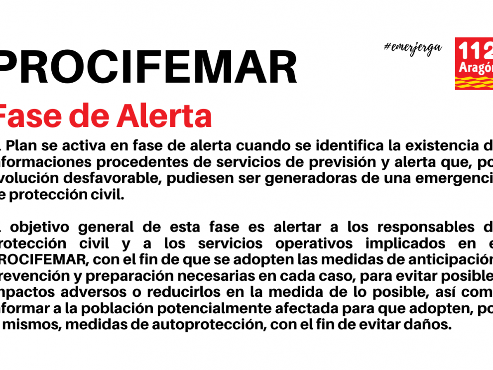 Imagen del artículo El Gobierno de Aragón rebaja a fase de alerta el PROCIFEMAR