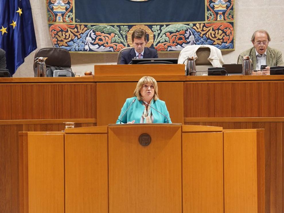 La consejera ha comparecido en las Cortes para dar cuenta del inicio del curso escolar.