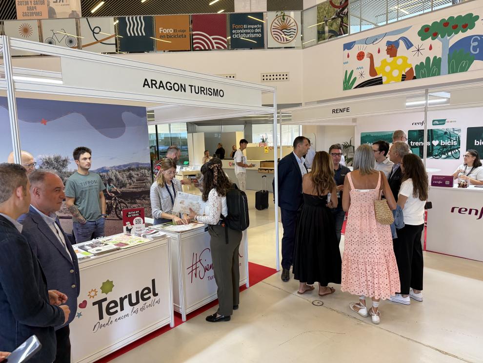 La feria dedicada a cicloturismo que ha tenido lugar en Zaragoza.