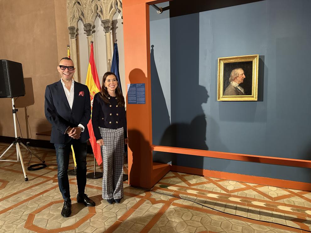 Presentación de la nueva obra invitada de la exposición “Goya, del Museo al Palacio”.