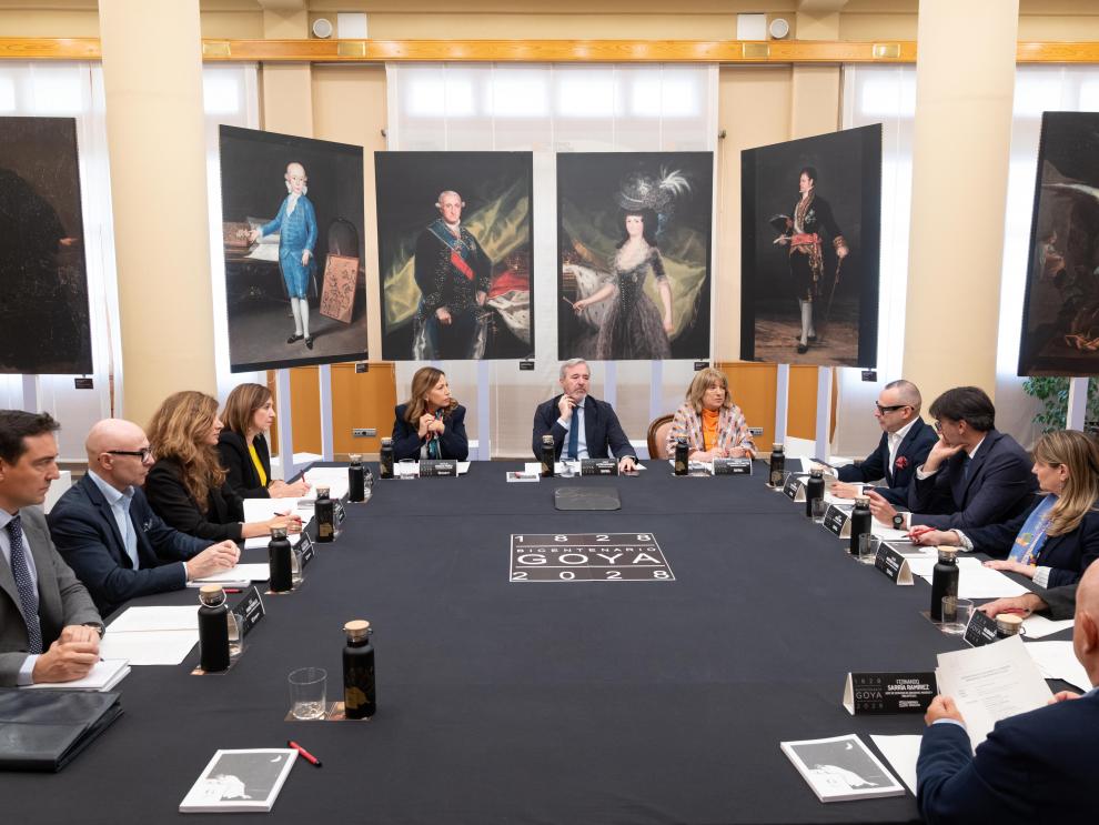 Primera reunión de la Comisión Autonómica del Bicentenario de Goya.