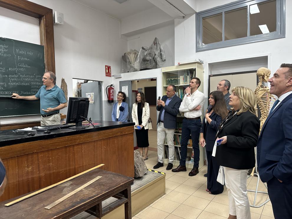 Visita de la consejera al IES Goya.