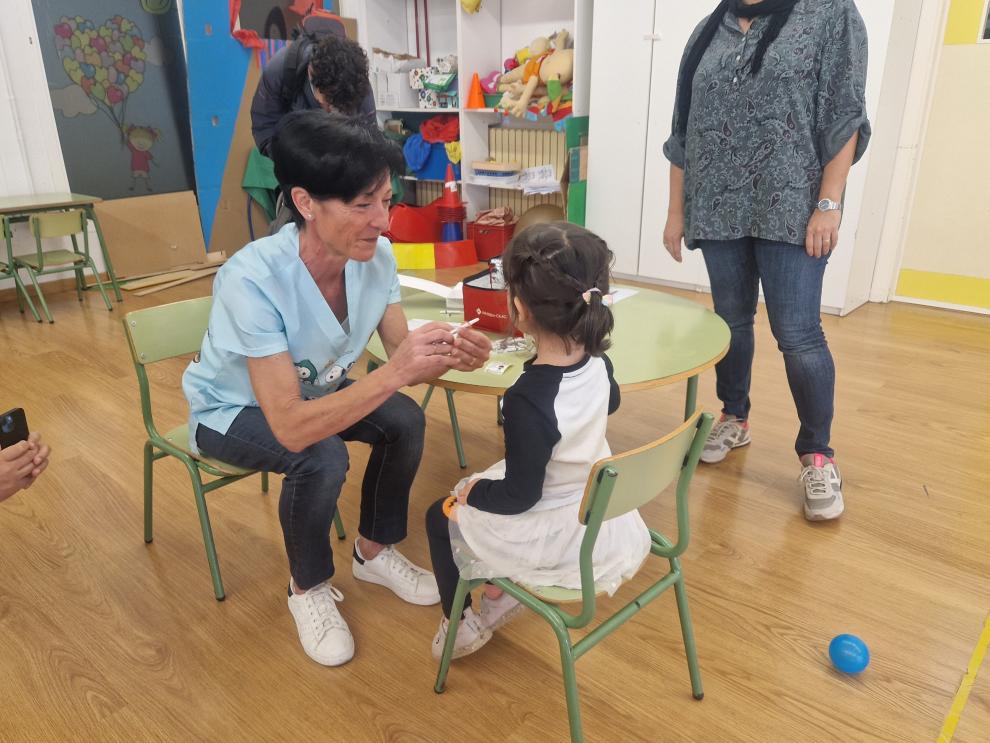 Imagen de archivo de la campaña de vacunación escolar desarrollada en otoño de 2024