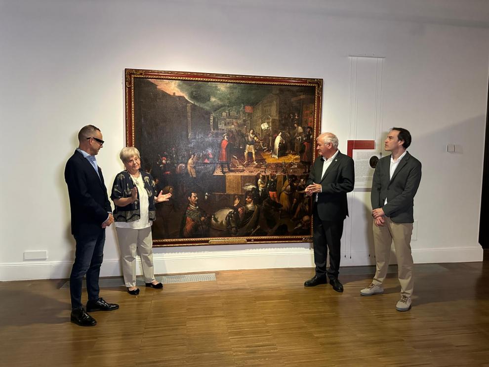Presentación de la exposición ‘Teatro y pintura. Aragón y el ducado de Villahermosa’