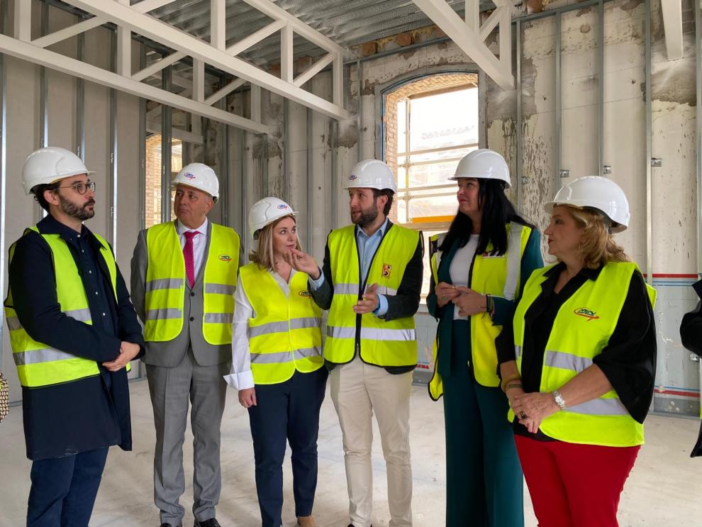 Visita esta mañana a las obras de la Re