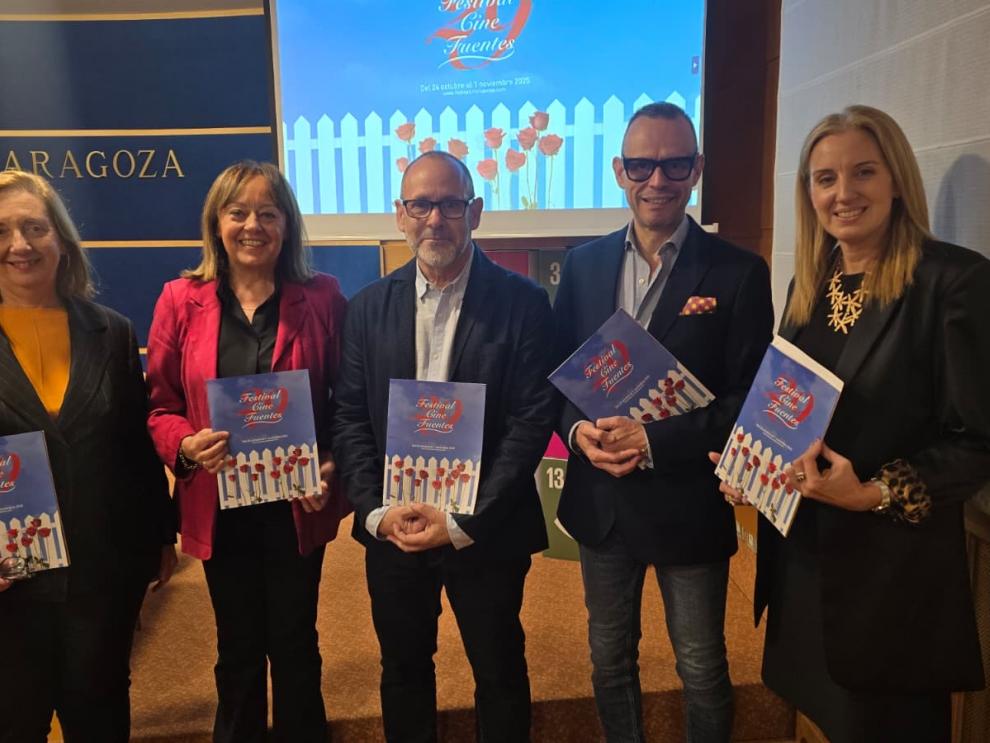 Presentación del Festival de Cine de Fuentes de Ebro.